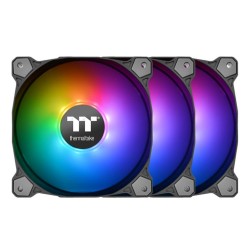 THERMALTAKE Pure Plus 12 RGB TT Premium Edition 120mm Fan (Pack of 3, with Fan Controller)