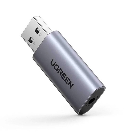 Ugreen Headphone and Microphone 2-in-1 External USB Sound Card