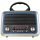 Mikado MDR-99 Wooden USB-TF Supported Bluetooth FM/AM/SW 3 Band Classic Radio