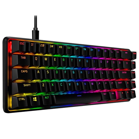 HyperX Alloy Origins 65 HX Aqua Switch English RGB Mechanical Gaming Keyboard