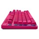 Logitech G PRO X TKL LIGHTSPEED Wireless English Tactile Magenta Gaming Keyboard